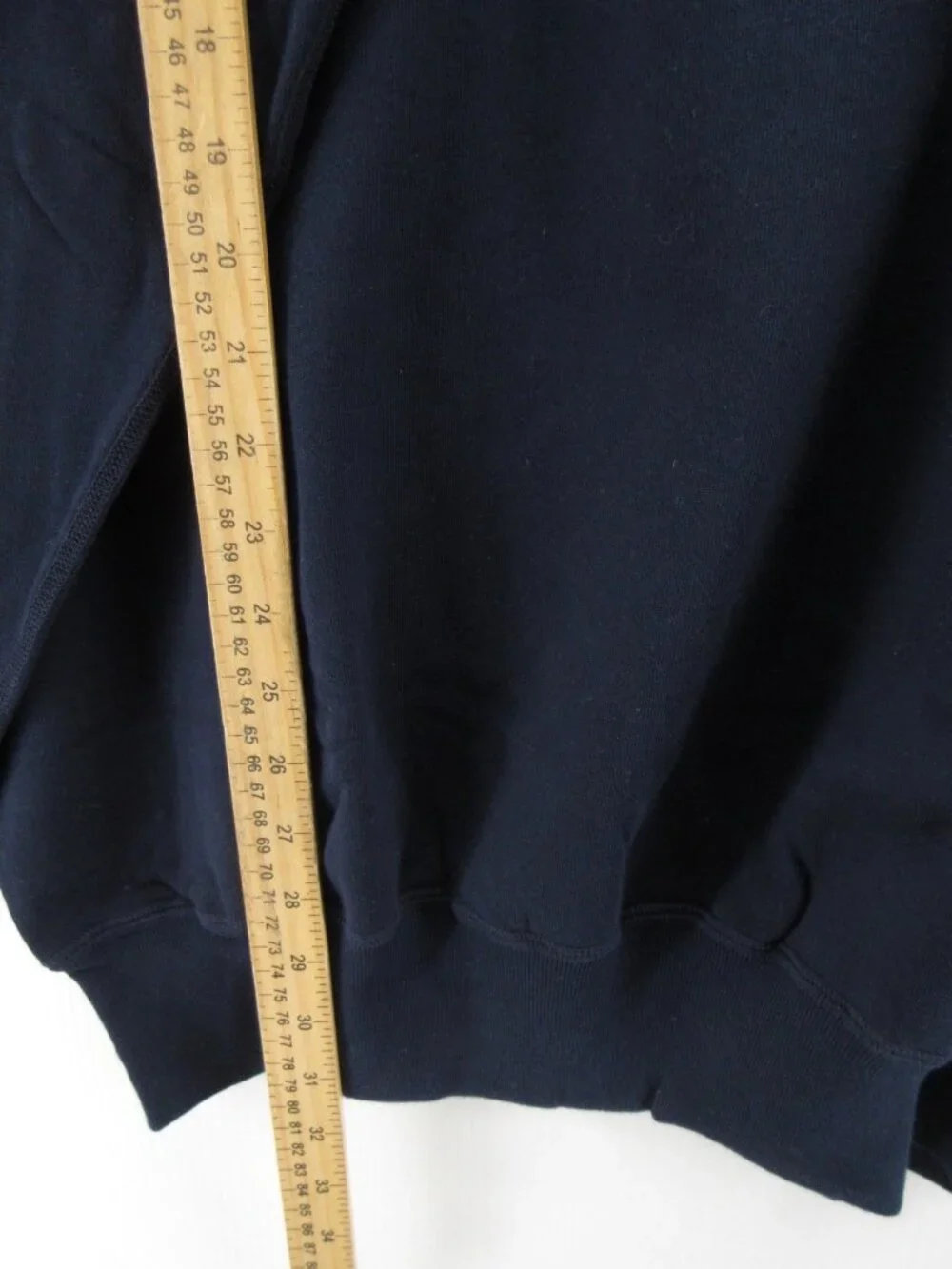 VINTAGE Polo Ralph Lauren Sweatshirt XL Navy Pullover Blank Pony 90s *